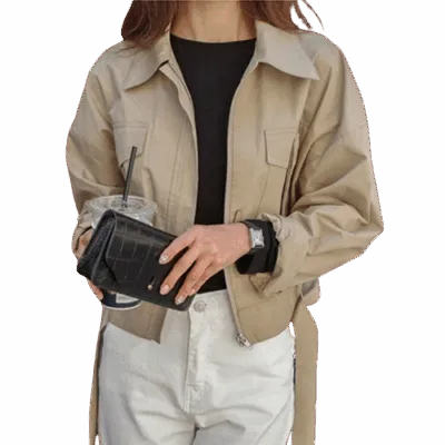 veste-kaki-militaire-femme-662 Naisten khaki-takki